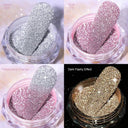 NICOLE DIARY Chrome Glitter Nail Powder Dazzling Reflections
