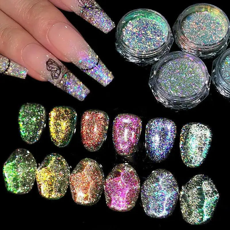 Nicole Diary Chrome Glitter Nail Powder Dazzling Reflections
