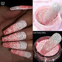NICOLE DIARY Chrome Glitter Nail Powder Dazzling Reflections