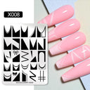 NICOLE DIARY Nail Stamping Plates Set Floral Geometric Designs