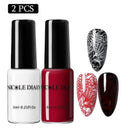 Nicole Diary Stamping Nail Gel Lacquers