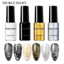 Nicole Diary Stamping Nail Gel Lacquers