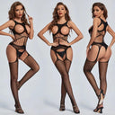 Night Fantasy Passionate Acrylic Lingerie Set for Women