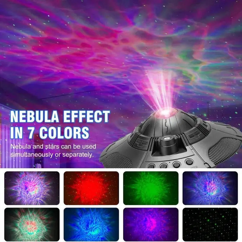 Night Light Galaxy Projector 360 Rotate Planetarium Lamp - OurLum.com