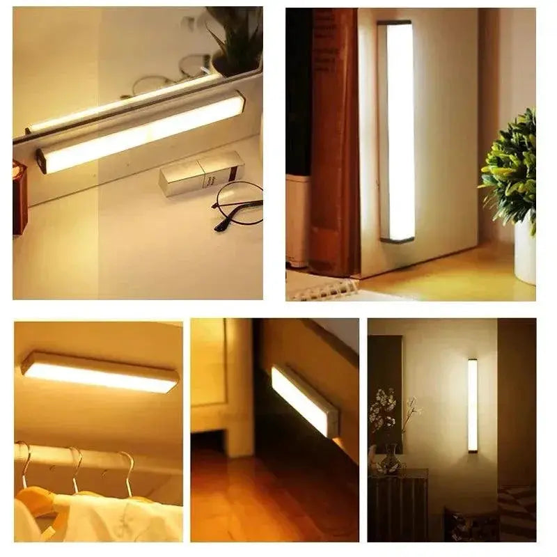 Wireless Rechargeable Night Light Sensor LED Lamp Motion