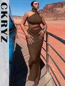 Night Out Sexy Maxi Dress Chic Evening Clubwear for Women