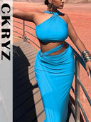 Night Out Sexy Maxi Dress Chic Evening Clubwear for Women