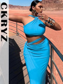 Night Out Sexy Maxi Dress Chic Evening Clubwear for Women