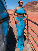 Night Out Sexy Maxi Dress Chic Evening Clubwear for Women