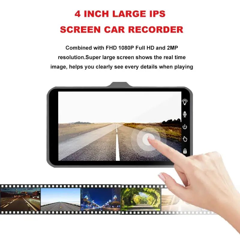 Night Vision Dashcam For Front And Rear
