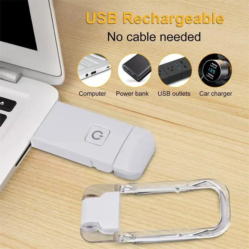 Nighttime LED Book Light Eye Protection USB Rechargeable