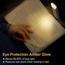 Nighttime Reading LED Book Light Eye Protection USB Rechargeable