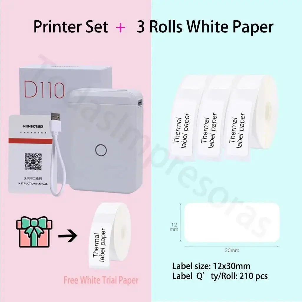 Niimbot D110 Wireless Portable Thermal Label Printer