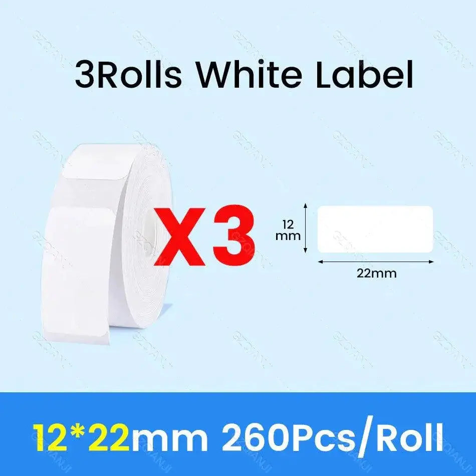 NiiMBOT Thermal Sticker Printer Labels Waterproof Clear
