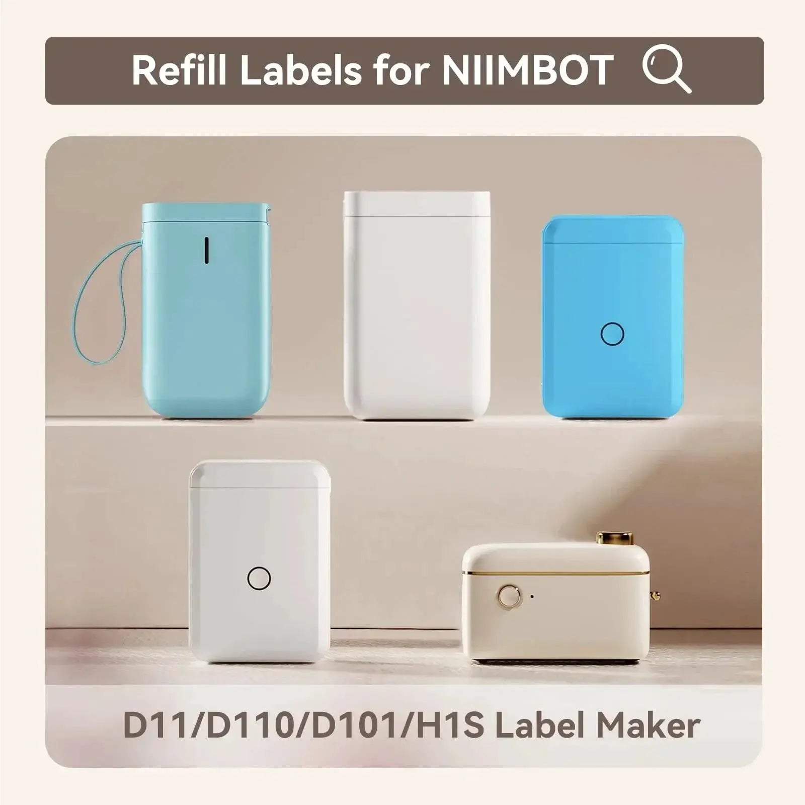 NiiMBOT Thermal Sticker Printer Labels Waterproof Clear