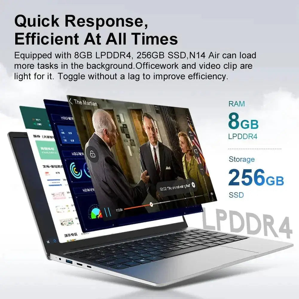 Ninkear N14 Air Laptop 14 Inch Windows 11 Notebook 8GB RAM