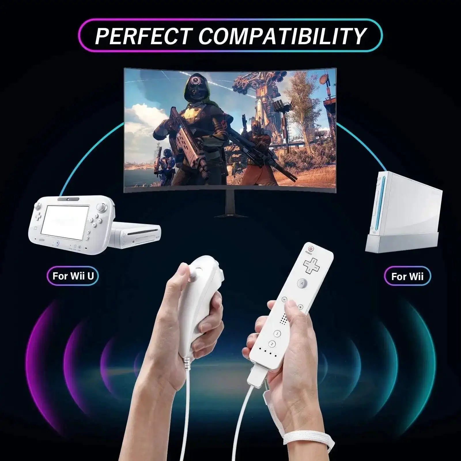Nintendo Wii U Wireless Gamepad Multiplayer Fun And Control