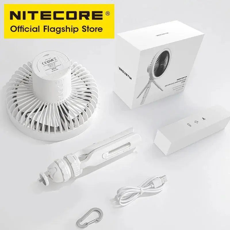 NITECORE NEF10 3 - In - 1 Camping Fan USB - C Power Bank LED Light