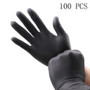 Nitrile Kitchen Gloves Black Waterproof Durable Quality Pack
