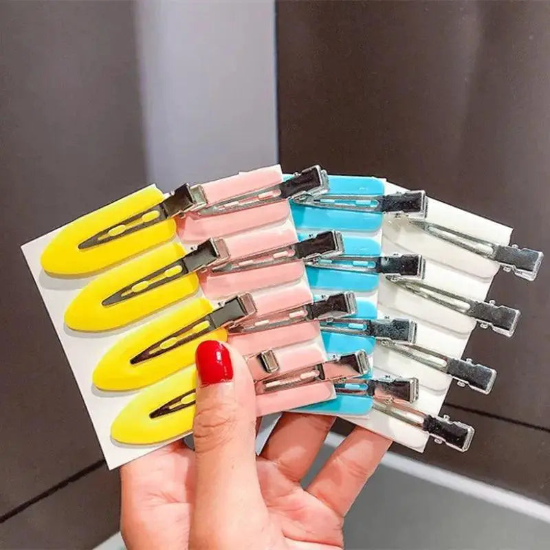No Bend Hair Clips Set Of 4 For Effortless Fringe Securing
