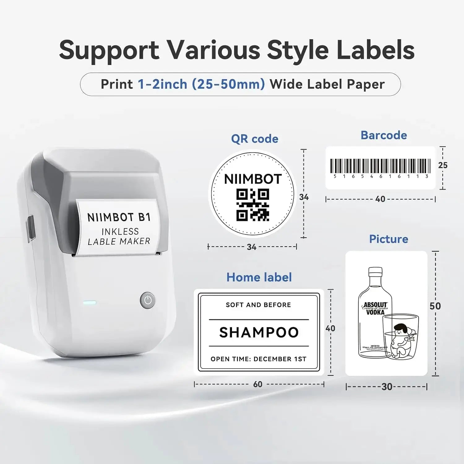 No-Ink Label Printer for Office Use