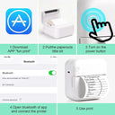 No Ink Pocket Printer for Mobile Labels