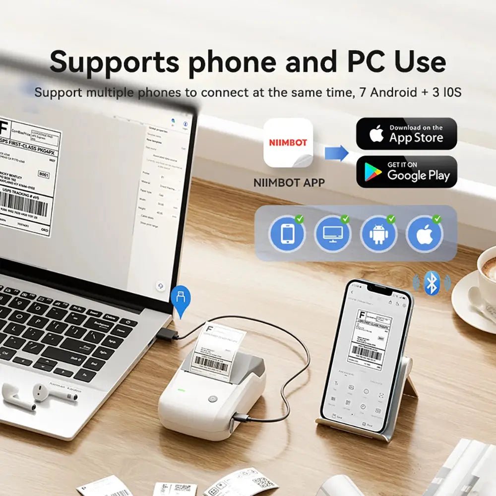 No Ink Wireless Label Printer for Home