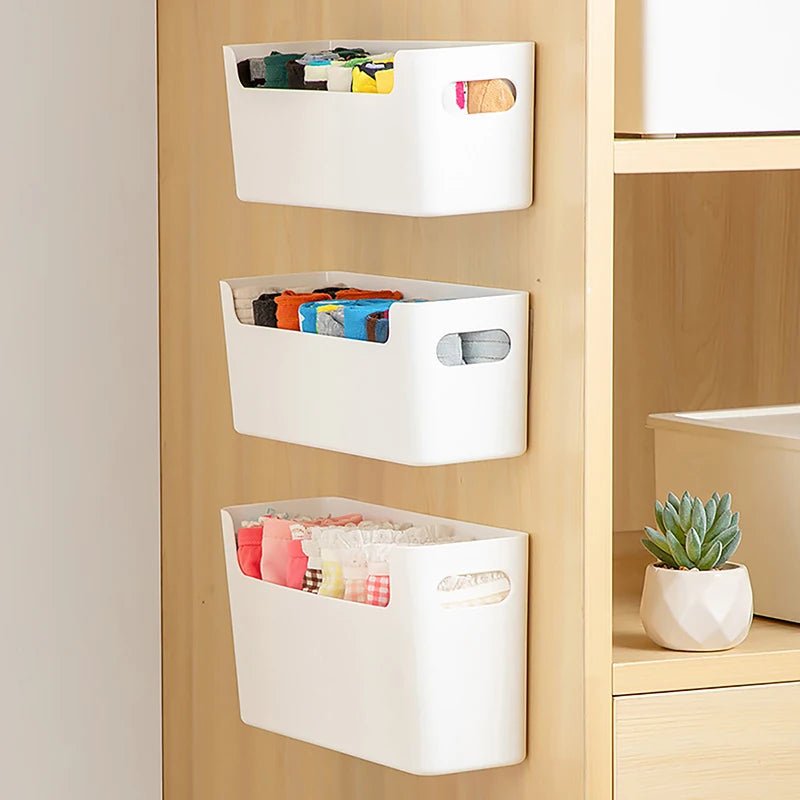 Non Perforated Cling Film Rack Inside Cabinet Door Organizer Kitchen