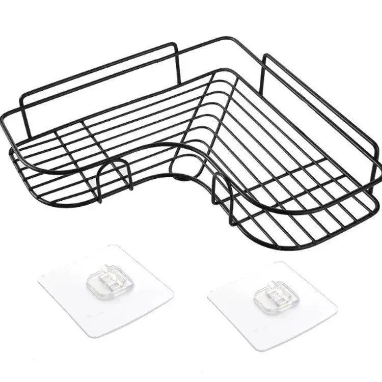 Non Perforated Triangle Bathroom Shelf Easy Install Modern
