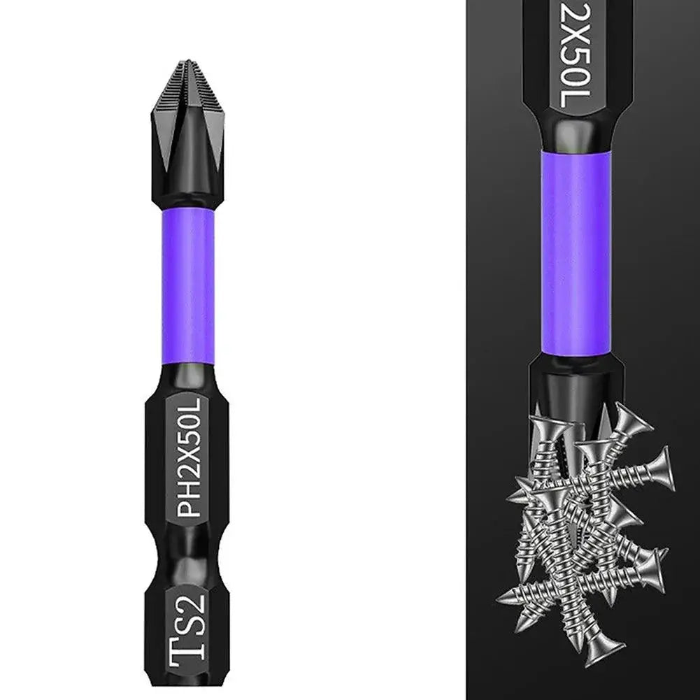 Non Slip PH2 Magnetic Impact Screwdriver Set Durable Design