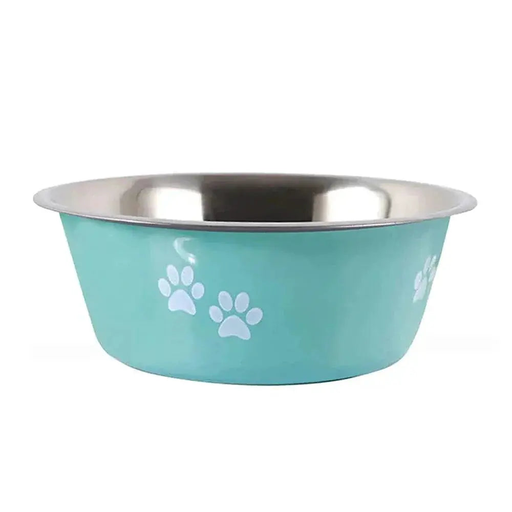 Non Slip Stainless Steel Dog Bowls Feeder Accessories