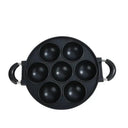Non-Stick Cast Iron 7-Hole Omelette Pan