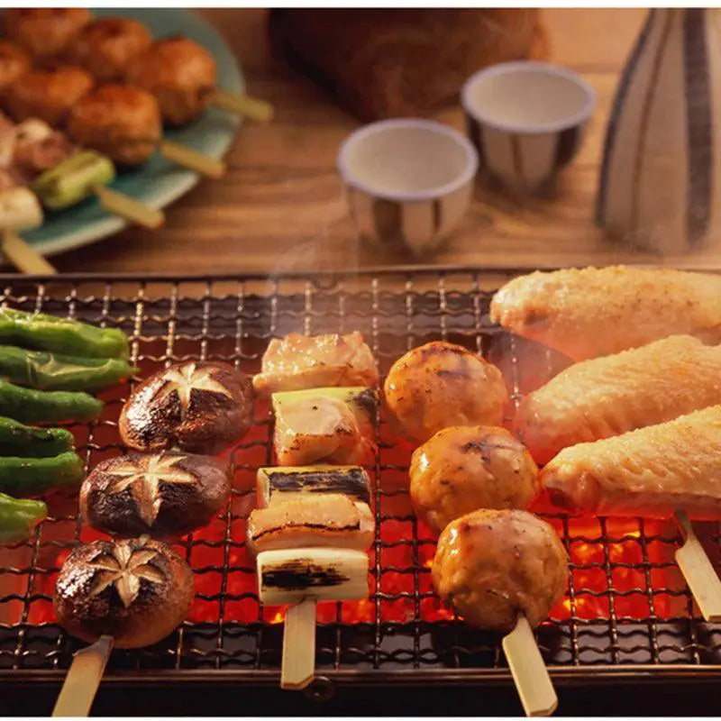 Non Stick Barbecue Grill Basket With Heat Resistant Handle