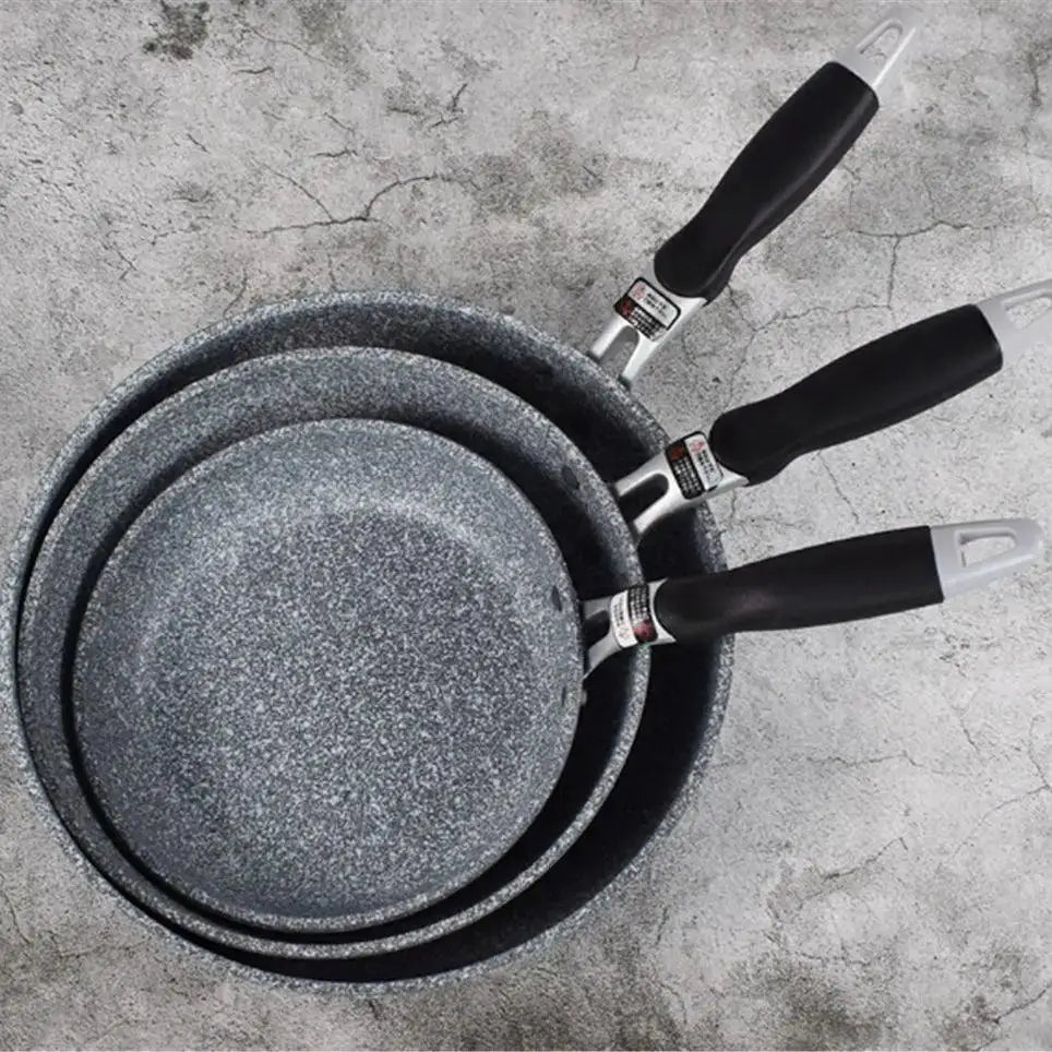 Non Stick Durable Stone Wok Pan Induction Gas Cooking