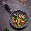 Non-Stick Stone Wok Pan for Home Cooking
