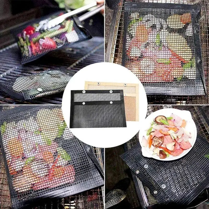 Nonstick Reusable BBQ Grill Mesh Bag For Easy Cooking