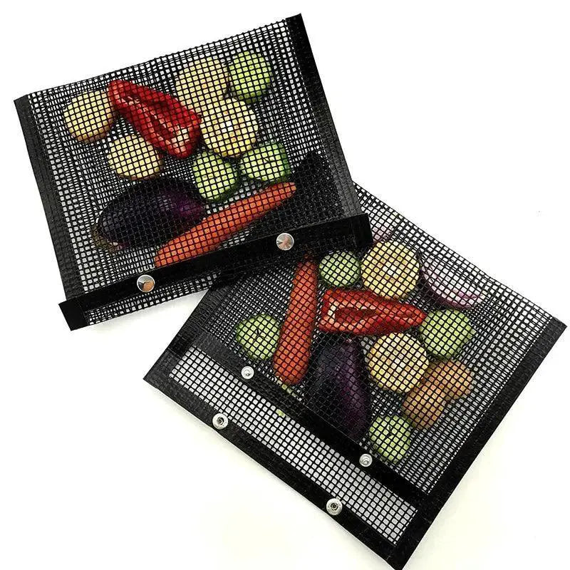 Nonstick Reusable BBQ Grill Mesh Bag For Easy Cooking