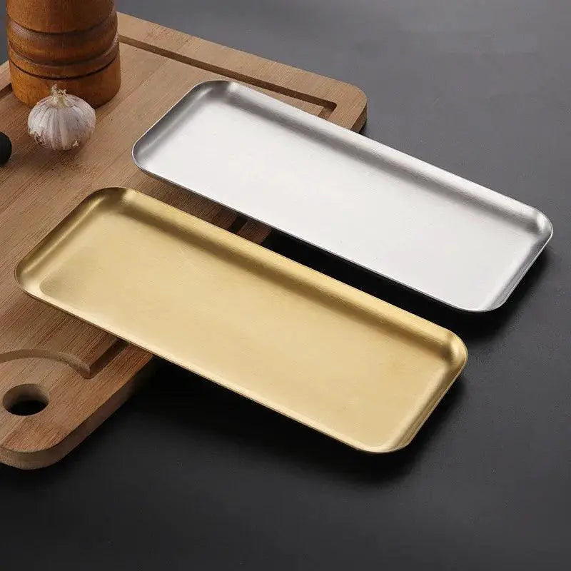Nonstick Stainless Steel Baking Tray For Pastries And Fruits