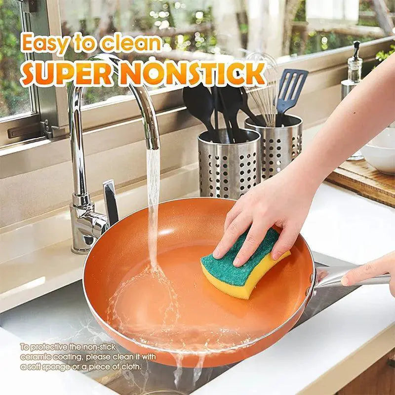 Nonstick Ceramic Titanium Copper Frying Pan 20 24 28cm