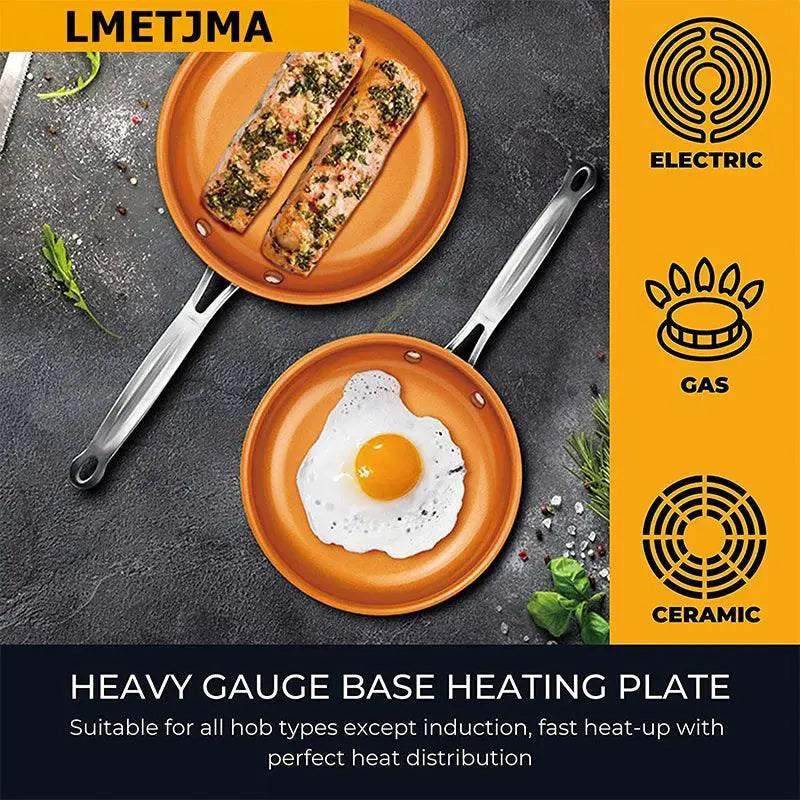Nonstick Ceramic Titanium Copper Frying Pan 20 24 28cm