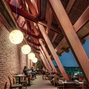 Nordic Moon Light: Modern Full Ball Chandelier Design