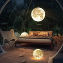 Nordic Moon Light: Modern Full Ball Chandelier Design