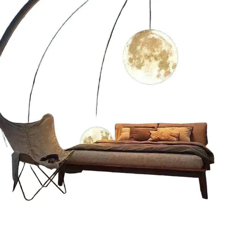 Moon Chandelier for Living Rooms — Dia20cm