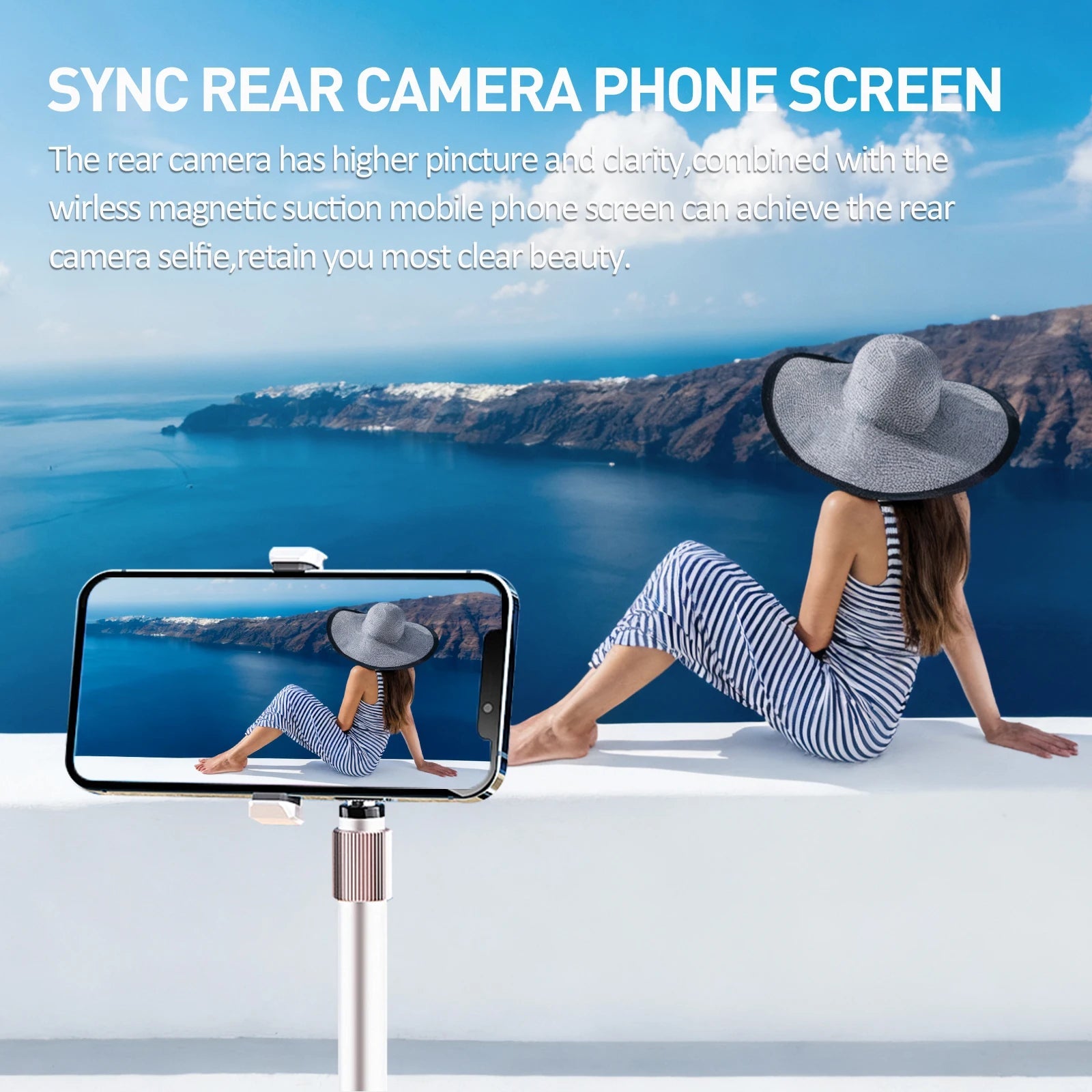 NovaCam Magnetic Phone Rear Camera Video MiniX Wireless Quick Attach For Selfies