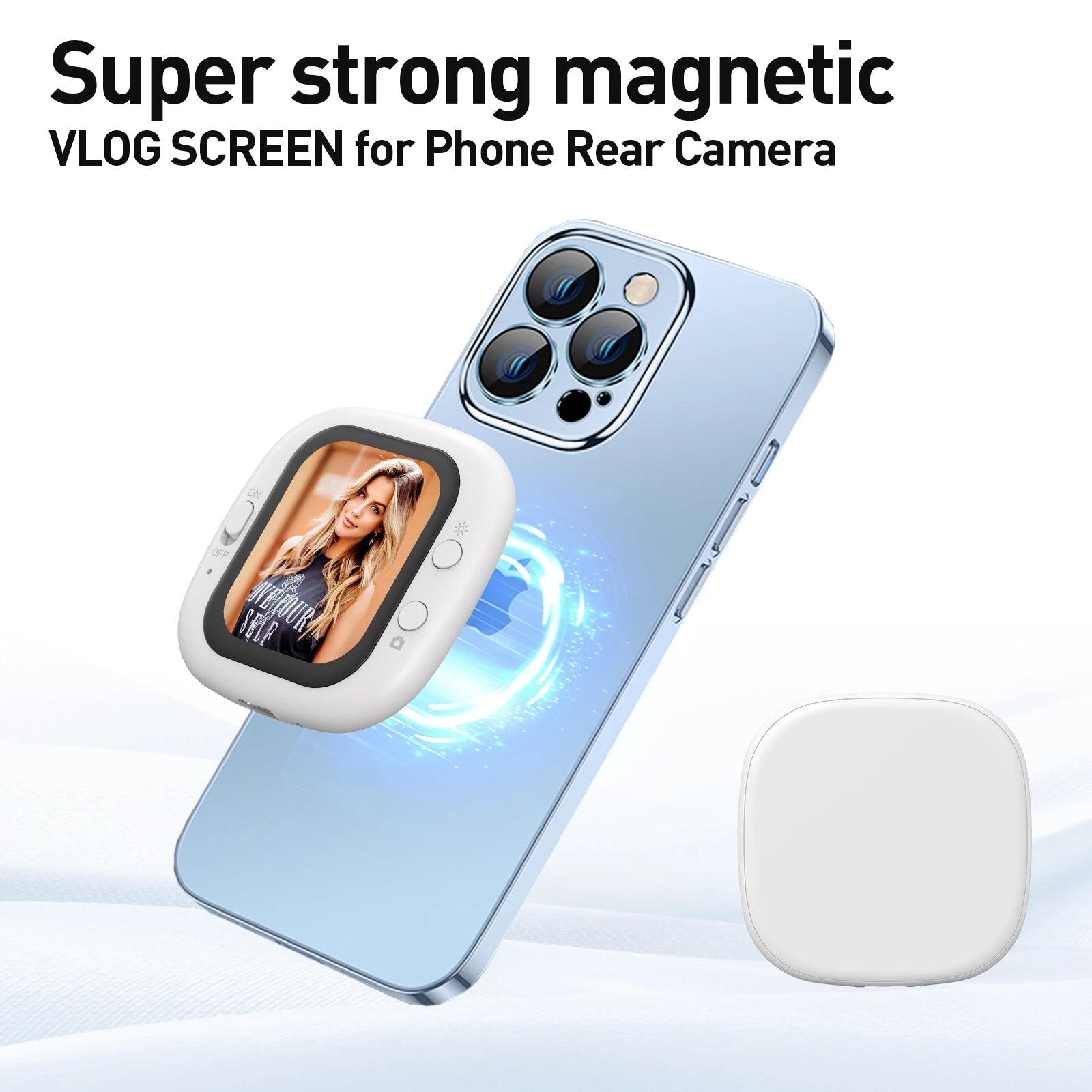 NovaCam Magnetic Phone Rear Camera Video MiniX Wireless Quick Attach For Selfies