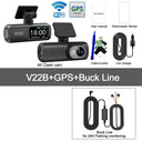 NovaCam UHD 4K Dual Lens Dash Cam GPS WiFi - 24H Parking Monitoring With GPS Cam