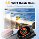 4K Dash Cam for Safer Parking on Road