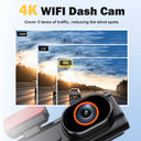 4K Dash Cam for Safer Parking on Road