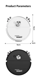 NovaClean 3 In 1 Mini Sweeping Robot - Low Noise Fully Automatic Cleaning System