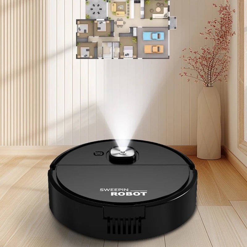 NovaClean 3 In 1 Mini Sweeping Robot - Low Noise Fully Automatic Cleaning System